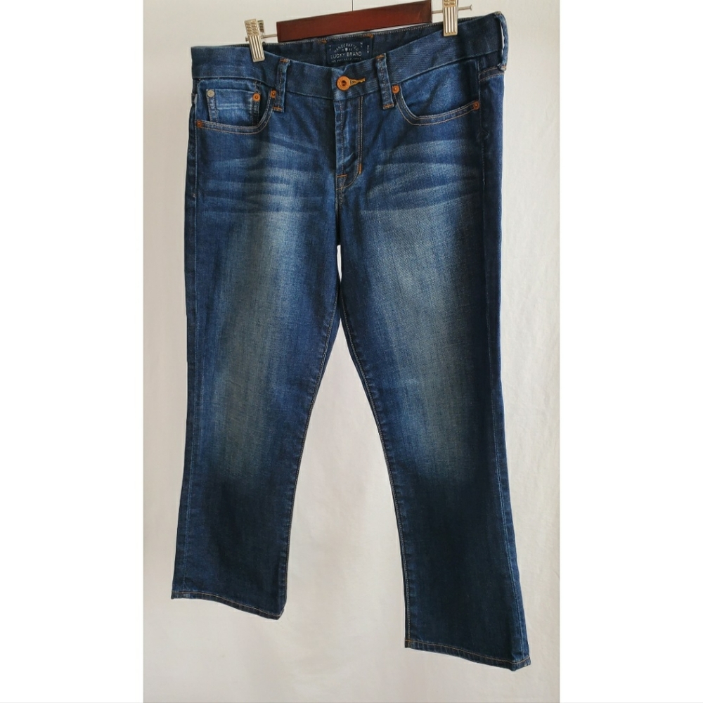 Lucky Brand Women's Blue "Sweet Jean Crop". Size 6/28